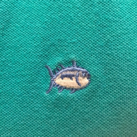 Southern Tide Aqua Blue Polo (Medium) - Picture 2 of 4